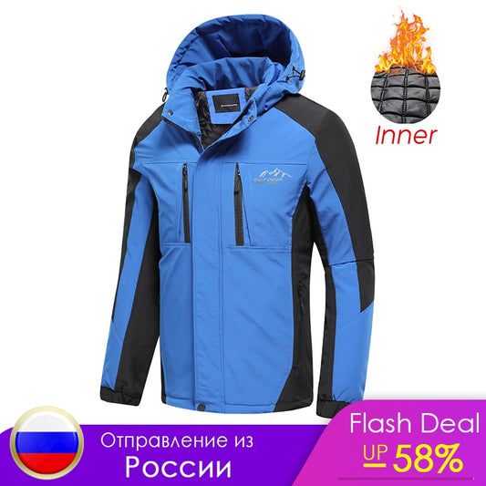 Oiata Hommes 2021 Printemps Nouvelle Marque Outdoor Vintage Veste Épaisse Manteau Hommes Mode Automne Patchwork Imperméable Poches Chapeaux Vestes par Luulla Store